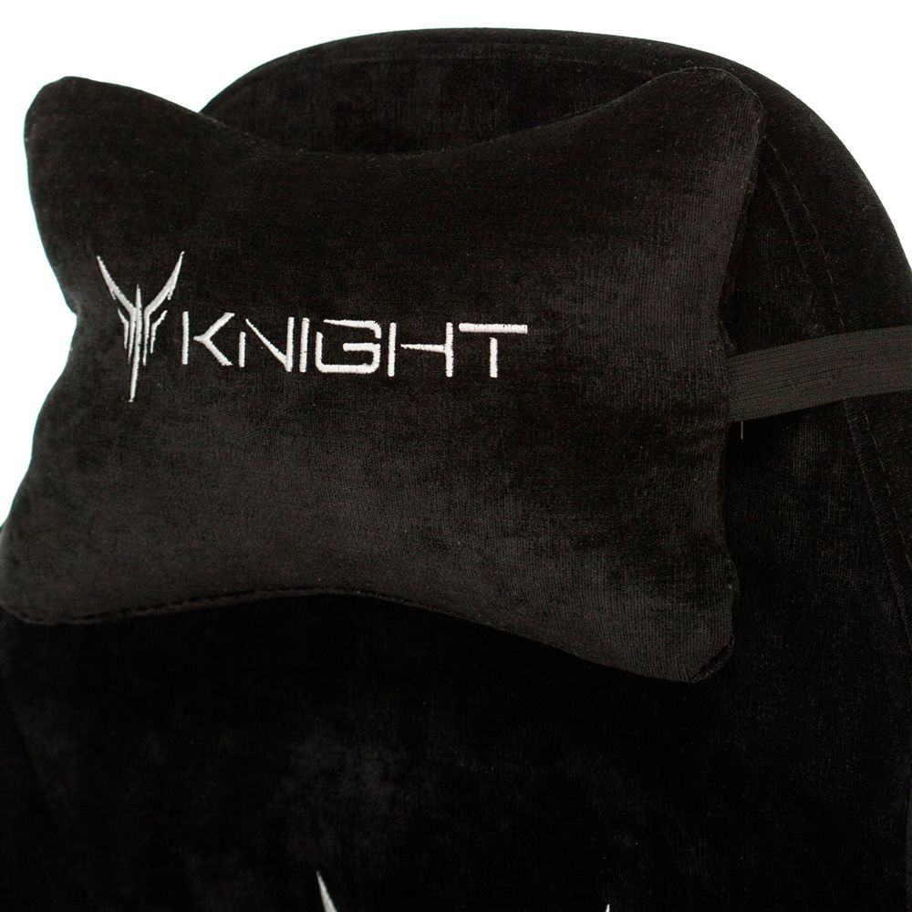 Кресло игровое Бюрократ Knight N1 Fabric, ткань, черный - 10