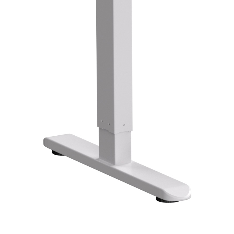 Стол с электроприводом WellDesk Basic 1200x675х18 белый/дуб стирлинг (9191460+9197777) - 7