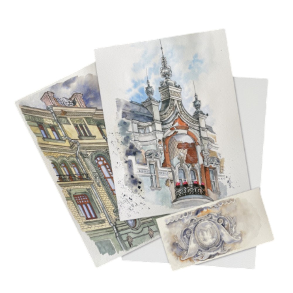 Бумага для акварели "Veroneze", 70% хлопок