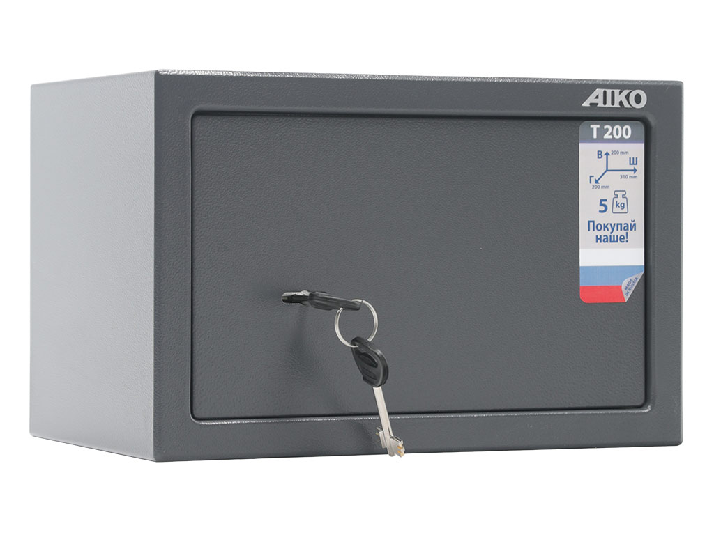 Сейф мебельный AIKO "Т-200 KL", 200x310x200 мм