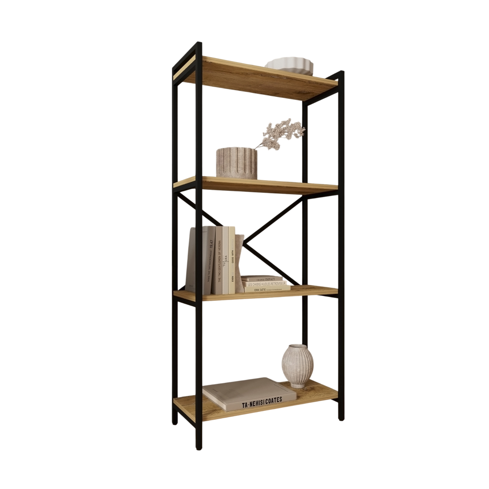 Стеллаж ALLERD RION, черный муар