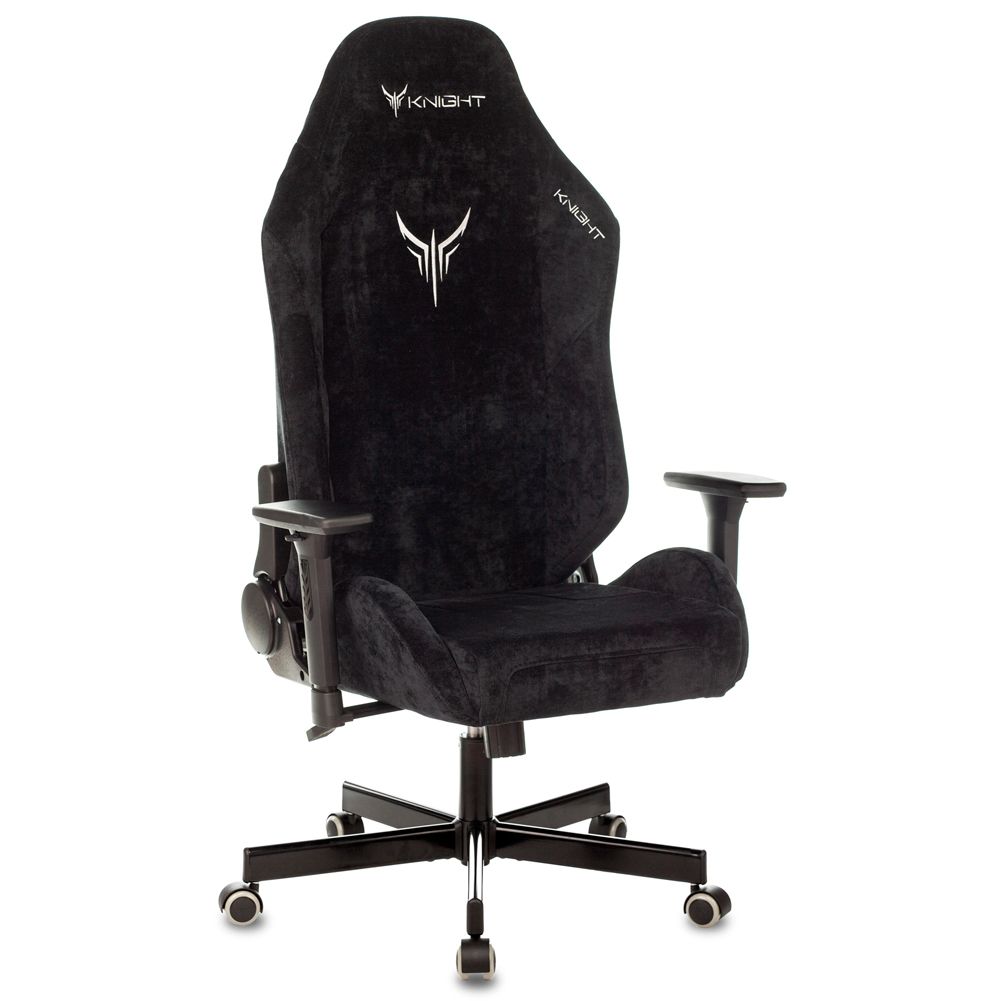 Кресло игровое Бюрократ Knight N1 Fabric, ткань, черный - 6