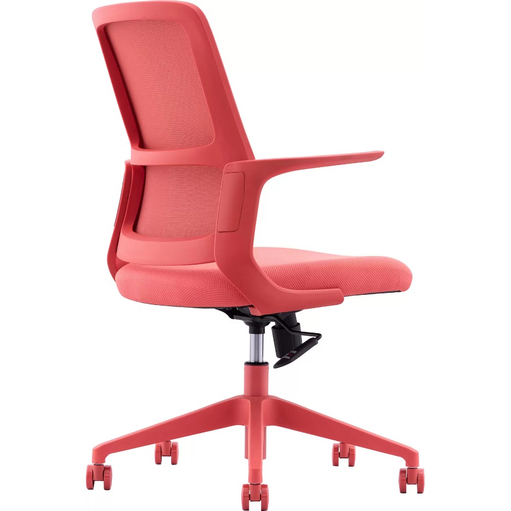 Кресло для персонала EVERPROF Elf, сетка, красный - 4