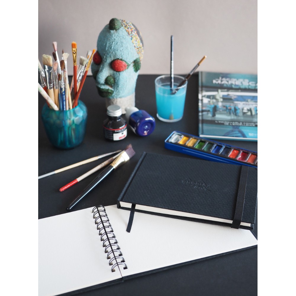 Скетчбук "Rhodia Touch", 300 г/м2, 10.5x14.8 см, 20 листов, черный - 3
