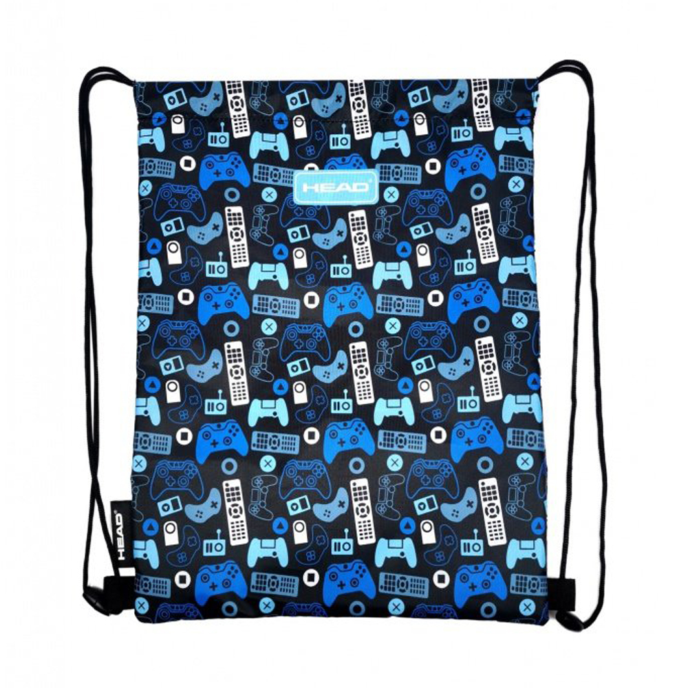 Мешок для обуви "Game on", 33x44 см, темно-синий