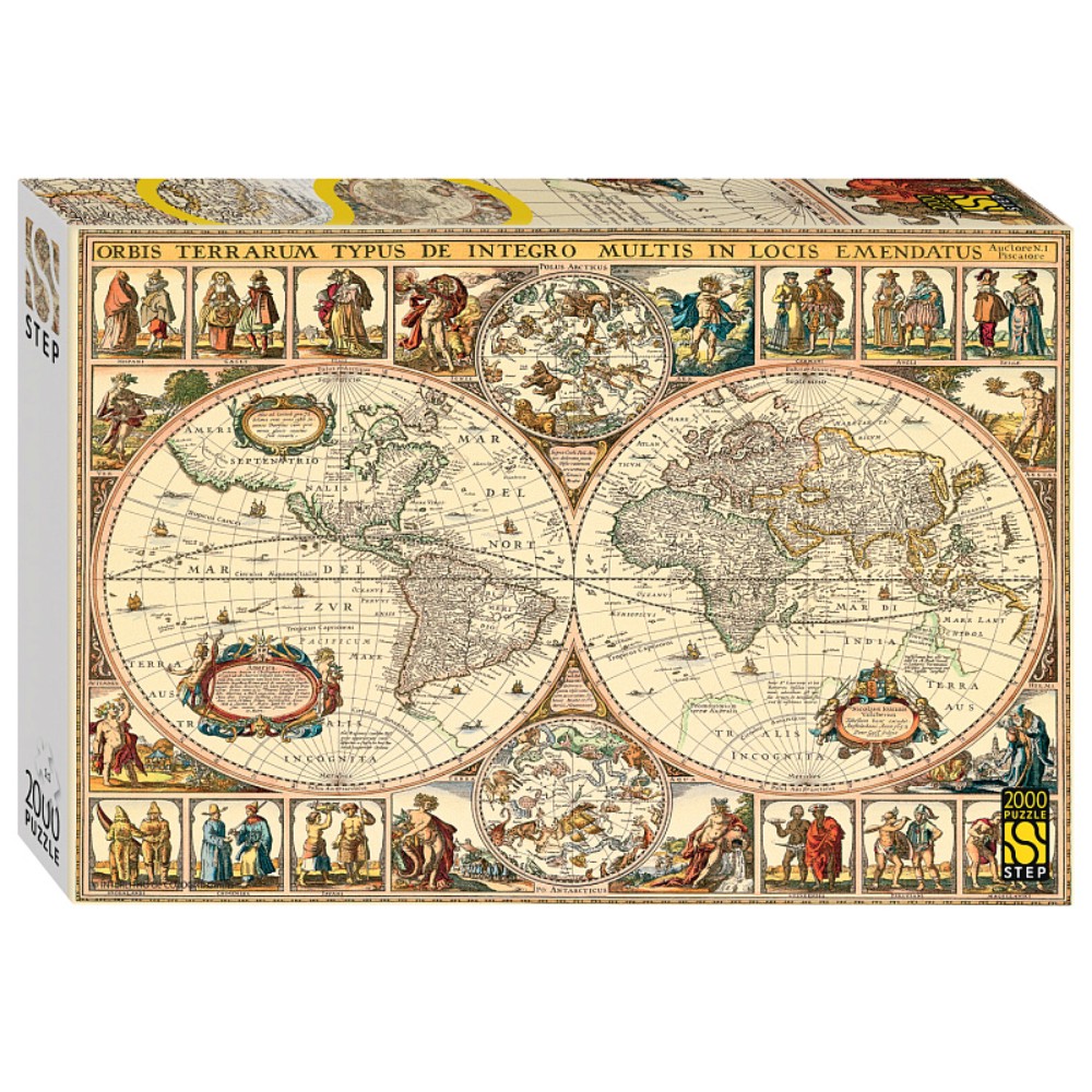 Пазл "Историческая карта мира"