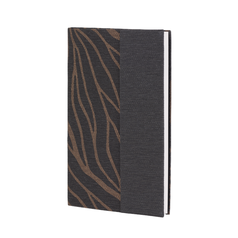 Блокнот "Waves bronze", А5, 96 листов, линейка, бронзовый