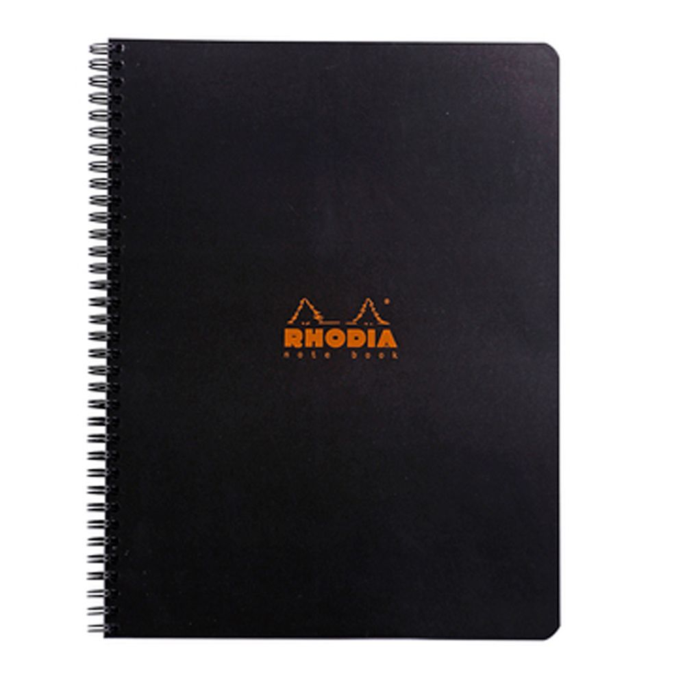 Блокнот "Rhodia", А4+, 80 листов, клетка, черный