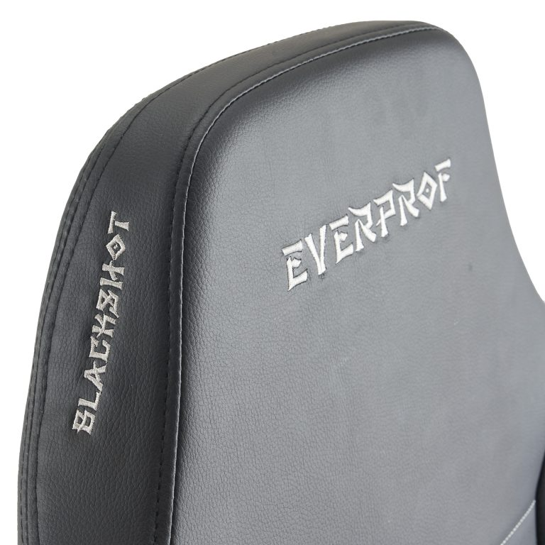Кресло игровое EVERPROF Blackshot экокожа, черный, крестов. металл - 11
