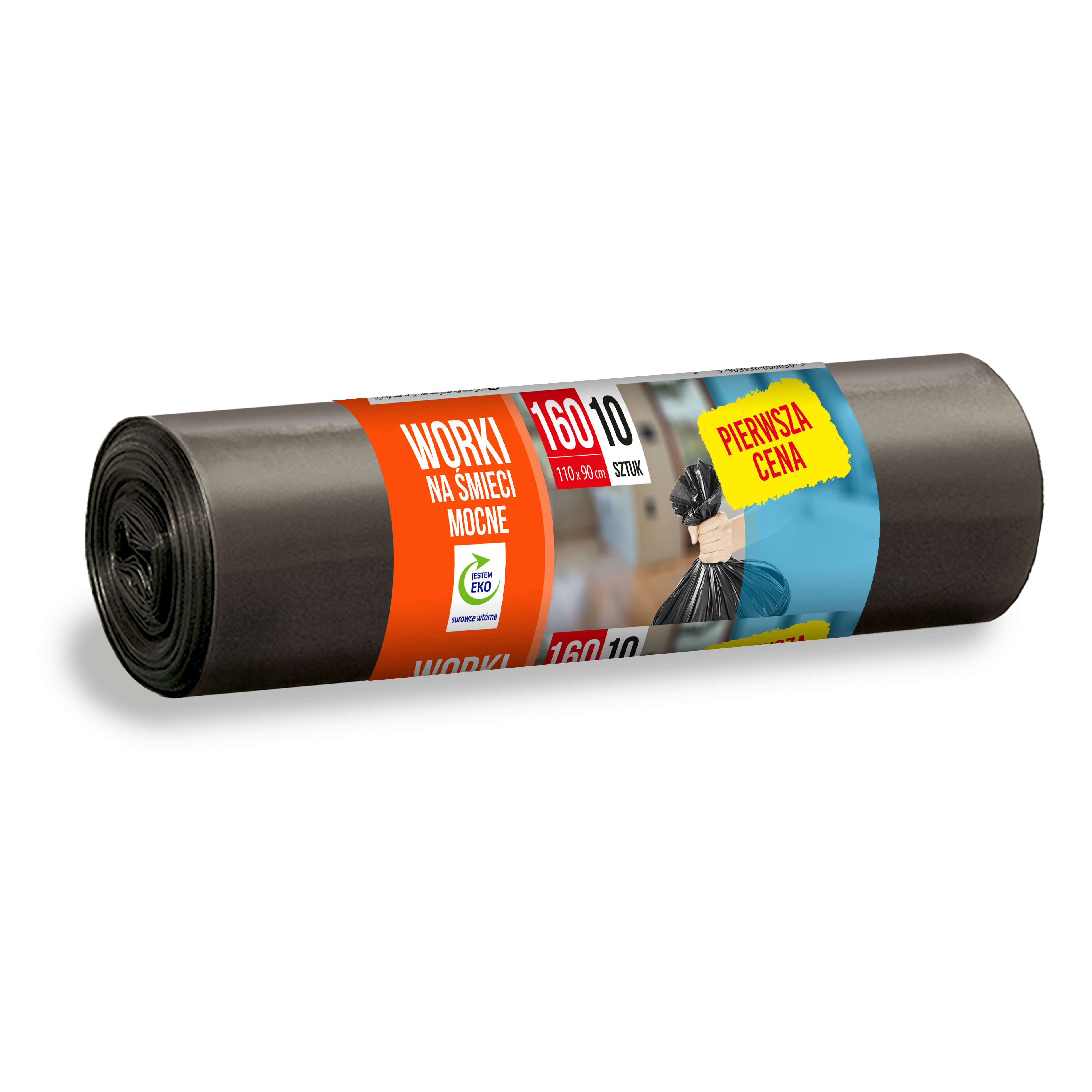 Мешки для мусора "Pierwsza Cena", 160 л