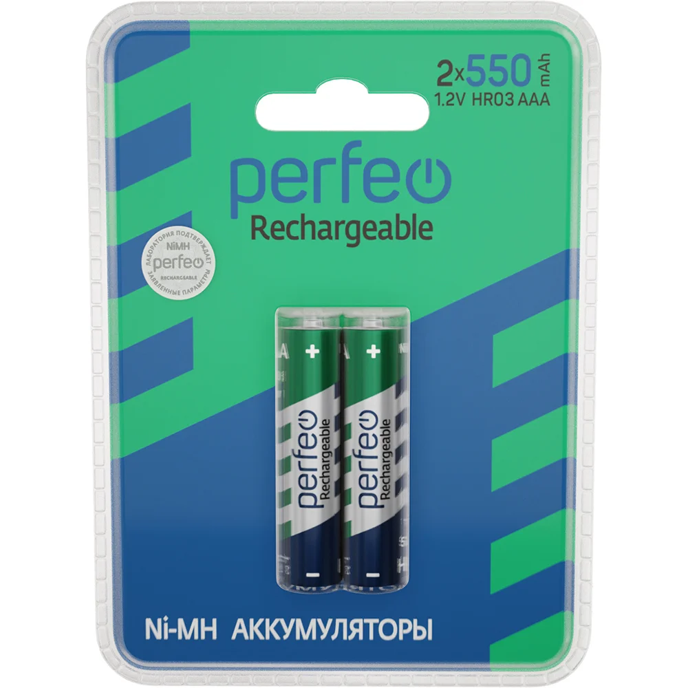 Аккумулятор "Perfeo AAA550mAh/2BL"