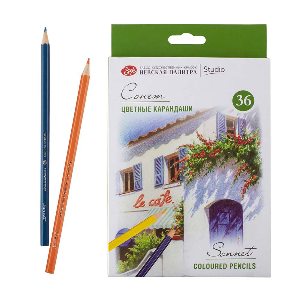 Набор цветных карандашей "Сонет"