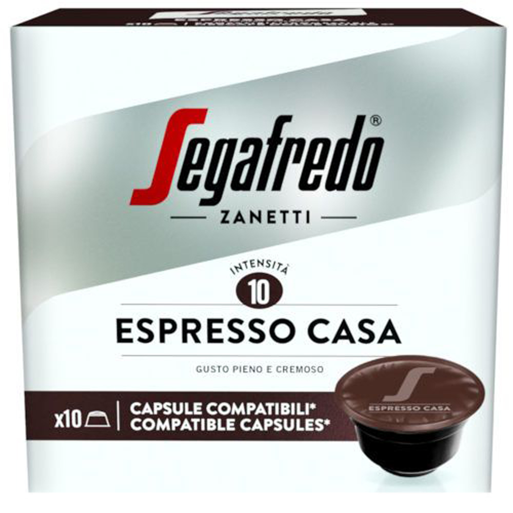 Капсулы "Segafredo" Espresso Casa для кофемашин Dolce Gusto, 10 порций