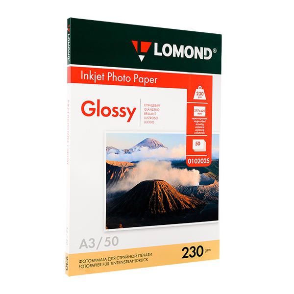 Фотобумага глянцевая для струйной фотопечати 