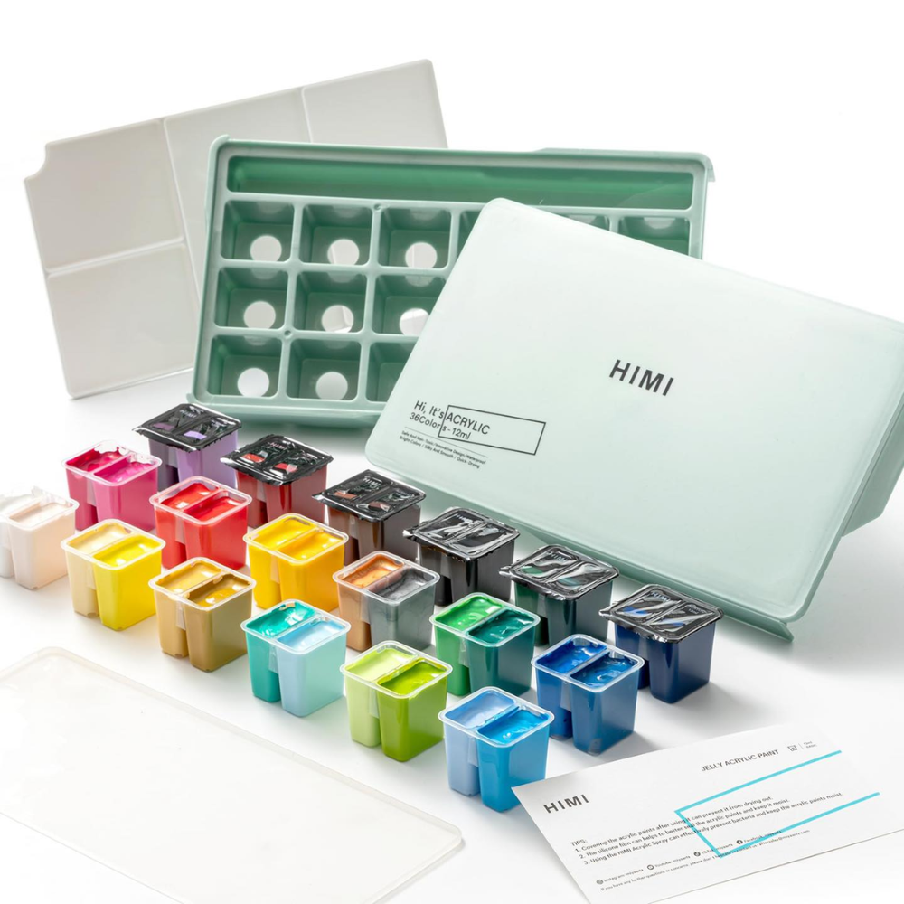 Краски акриловые"Himi Jelly Cup", набор 36 цветов