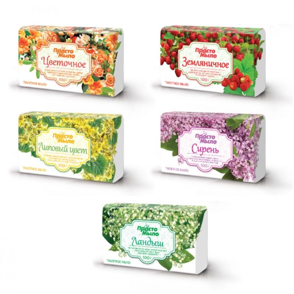 Мыло туалетное "Просто мыло"