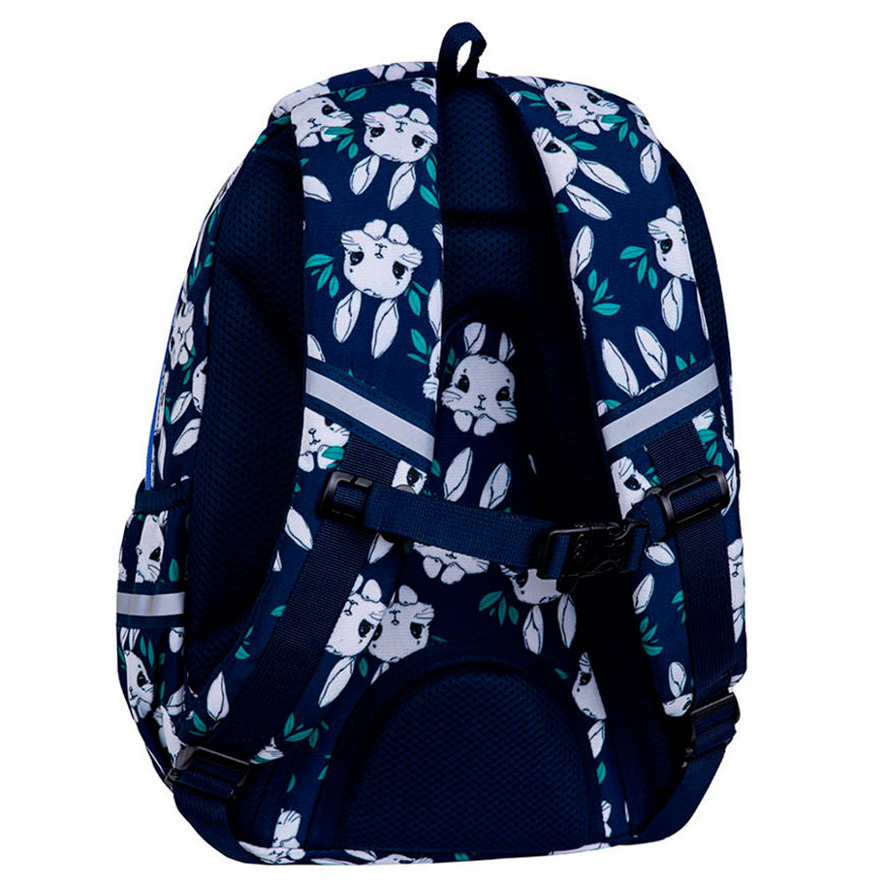 Рюкзак школьный CoolPack "Bunnyland", темно-синий, белый - 2