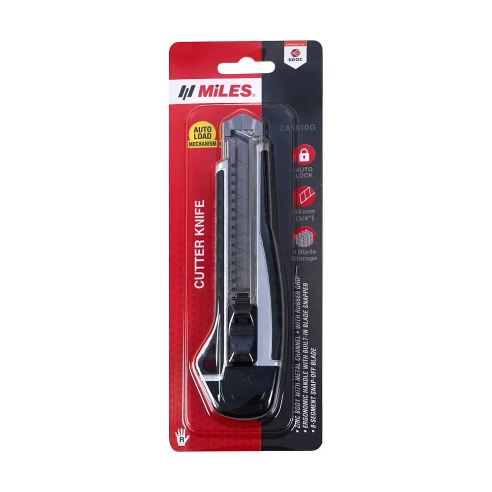 Нож строительный "Kangaro Miles ZA1810G"