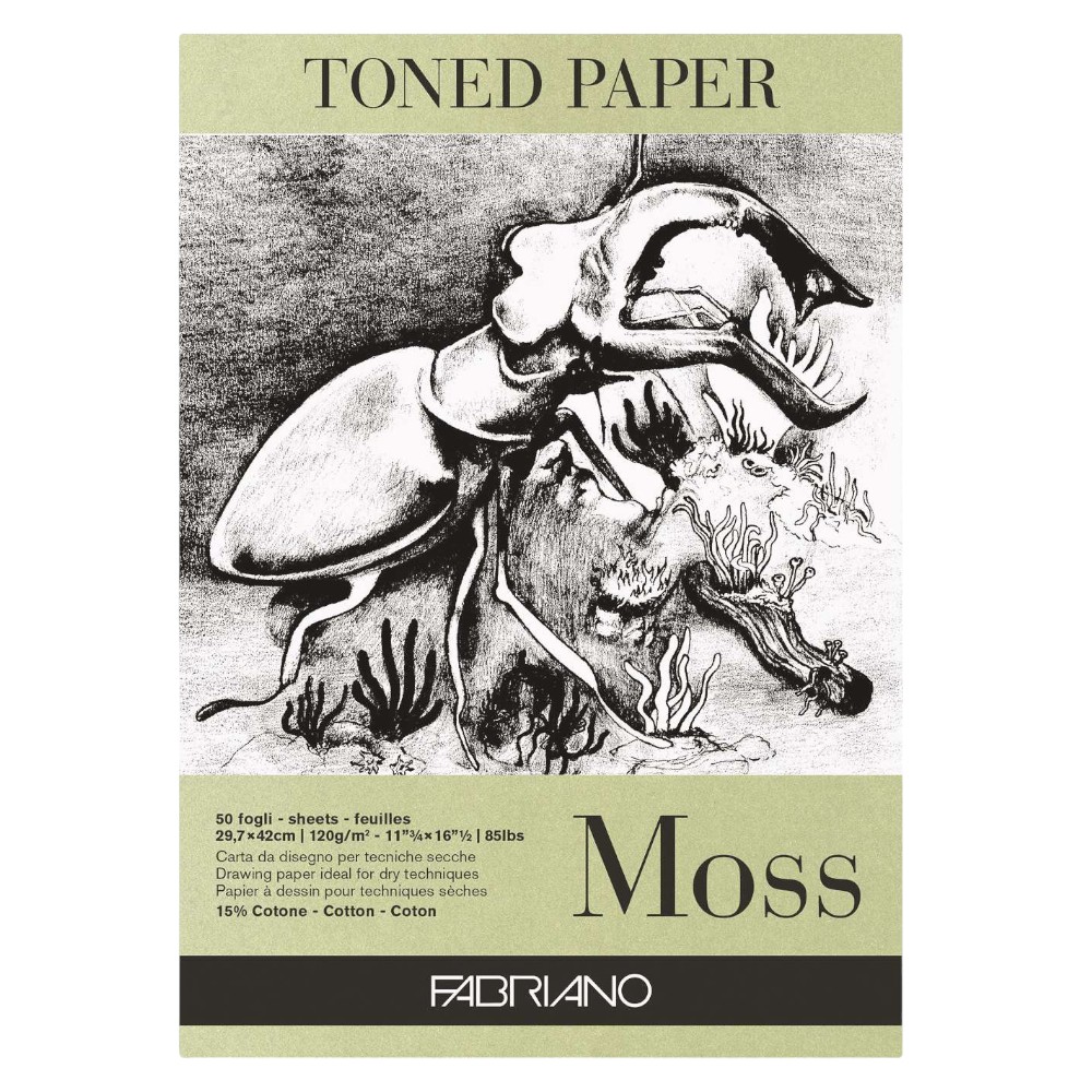 Блок бумаги для рисования "Fabriano. Moss"