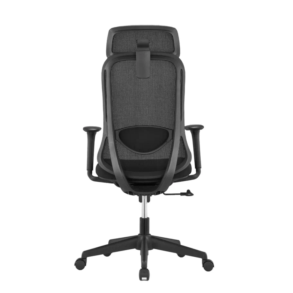 Кресло для руководителя SitZone U-090A, сетка, ткань, пластик, черный, -30% - 5