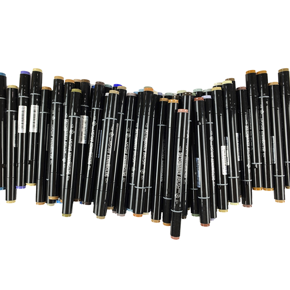 Маркер перманентный двусторонний "Sketchmarker Brush"