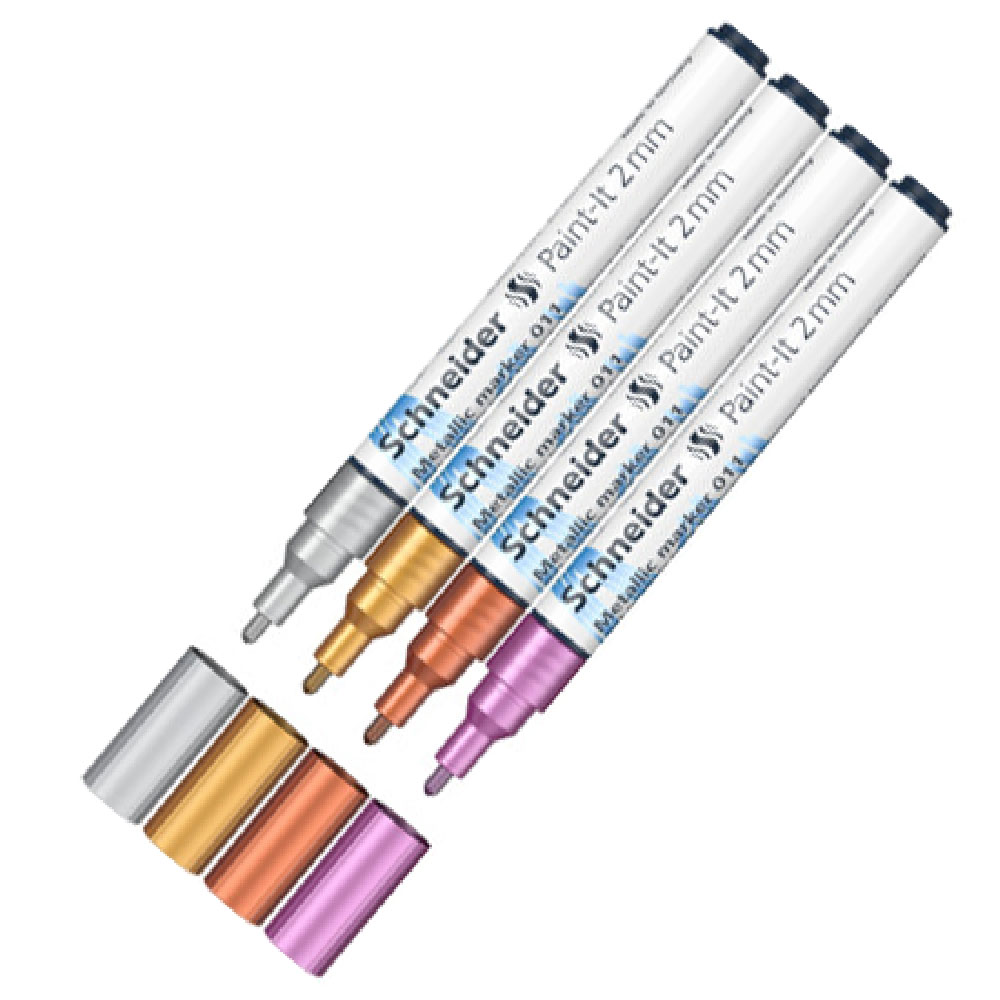 Набор маркеров перманентных Schneider "Paint-It 011 Set 1"