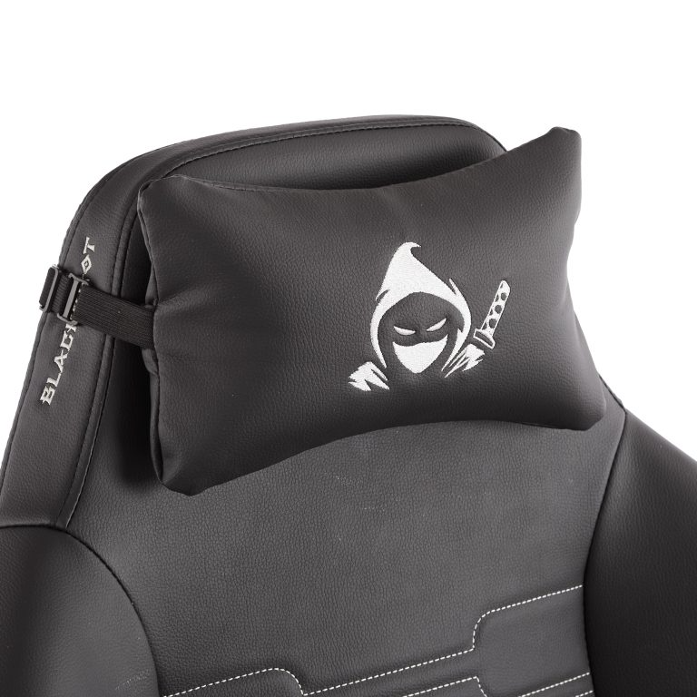 Кресло игровое EVERPROF Blackshot экокожа, черный, крестов. металл - 13