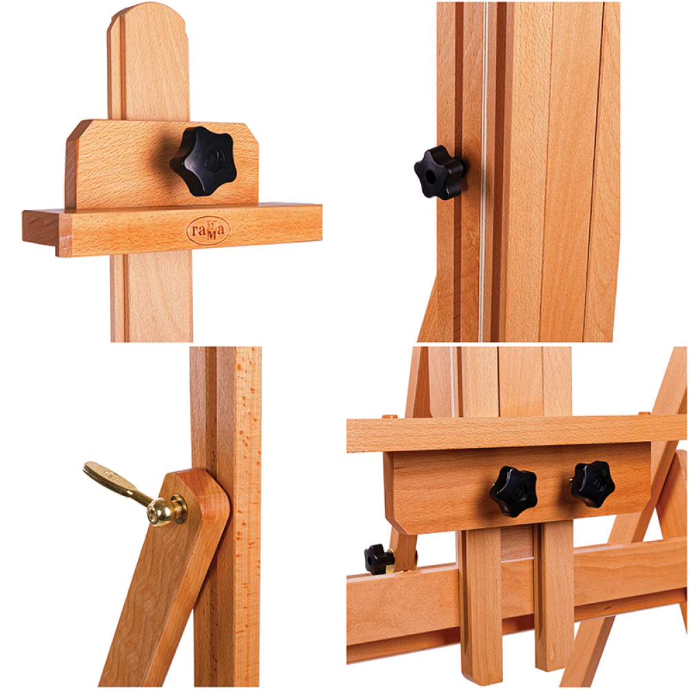 Мольберт-трансформер "Студия", бук, 174 см, холст до 155 см - 5