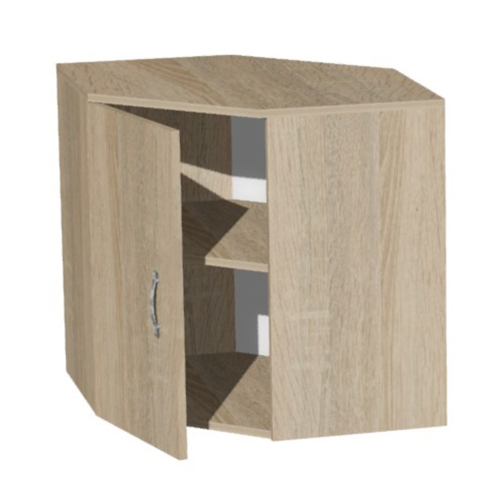 Коллекция Макси шкаф М02.1 угловой, 632x632x750 мм, сонома