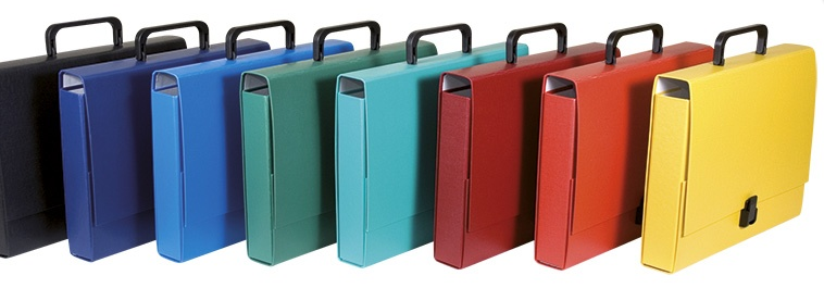 Портфель, картон, синий - 2